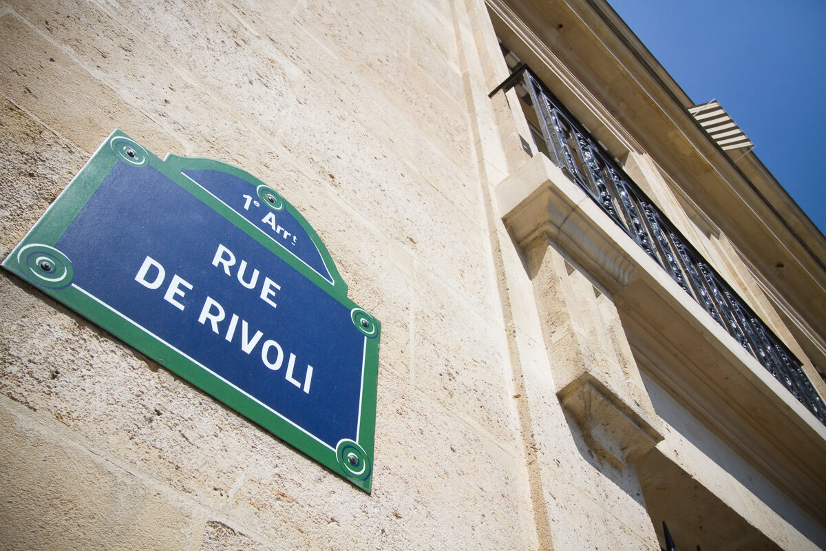 Rue de Rivoli à Paris